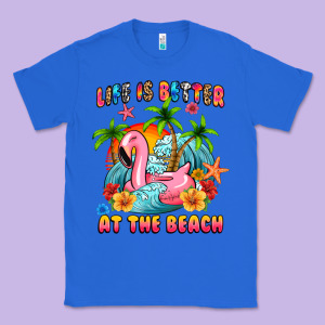 Life Is Better At The Beach Classic Tee Designed By Maliassmallbusiness