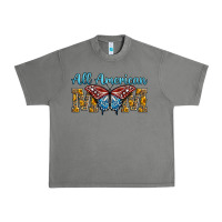 Tornado all american mom american flag butterfly Urban Heavy Tee - LillyAllenDesigns