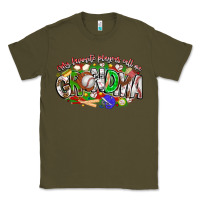 Army Green my favorite platers call me grandma baseball Classic Tee - CowhideDigitalArt