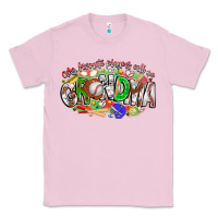 Bubblegum Pink my favorite platers call me grandma baseball Classic Tee - CowhideDigitalArt