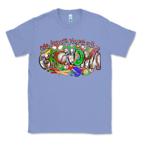 Colony Blue my favorite platers call me grandma baseball Classic Tee - CowhideDigitalArt