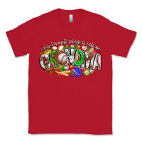 Red my favorite platers call me grandma baseball Classic Tee - CowhideDigitalArt