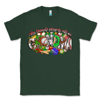 Sports Green my favorite platers call me grandma baseball Classic Tee - CowhideDigitalArt