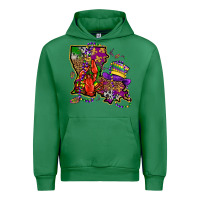 Emerald mardi gras louisiana map Urban Hoodie - OliviaCreatesArt