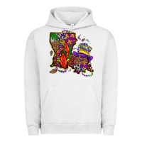 Pigment Lunar Rock mardi gras louisiana map Urban Hoodie - OliviaCreatesArt