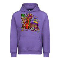 Tulip mardi gras louisiana map Urban Hoodie - OliviaCreatesArt
