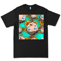 Black hedgehog western seamless pattern Premium Tee - HRA Design Shop