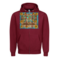 Burgundy teacher of tiny humans tumbler Zipper Hoodie - BundleAndBundleShop