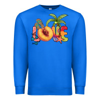 True Royal Love peach summer Premium Sweatshirt - NancyCooperArtShop