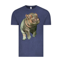 Vintage Denim baby hippo Vintage Tee - LillyAllenDesigns