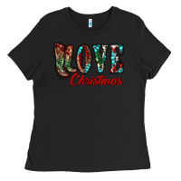 Black christmas love boots Ladies Tee - RanaPortraitStore
