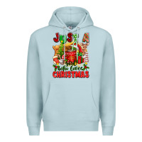 Blue Mist just a girl who loves christmas Premium Hoodie - texasbilliewilder