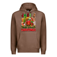 Chestnut just a girl who loves christmas Premium Hoodie - texasbilliewilder