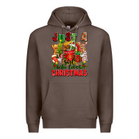 Coffee just a girl who loves christmas Premium Hoodie - texasbilliewilder