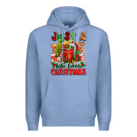 Colony Blue just a girl who loves christmas Premium Hoodie - texasbilliewilder