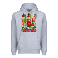 Heather Grey just a girl who loves christmas Premium Hoodie - texasbilliewilder