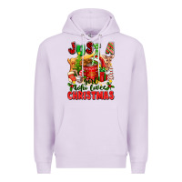 Lilac just a girl who loves christmas Premium Hoodie - texasbilliewilder