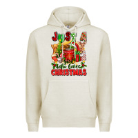 Oatmeal Heather just a girl who loves christmas Premium Hoodie - texasbilliewilder