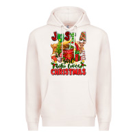 Pale Pink just a girl who loves christmas Premium Hoodie - texasbilliewilder