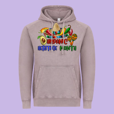 Hispanic Heritage Month Vintage Hoodie Designed By Bundleandbundleshop