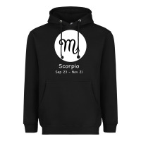 Black Scorpio Horoscope Heavyweight Hoodie - Bettercallsaul