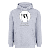 Heather Grey Scorpio Horoscope Heavyweight Hoodie - Bettercallsaul