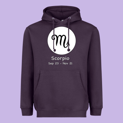 Scorpio Horoscope Heavyweight Hoodie Designed By Bettercallsaul