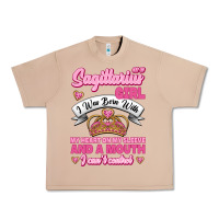 Burro As A Sagittarius Girl I Was Born With My Heart On My Sleeve And  Mouth Urban Heavy Tee - Jasminsmagicworld