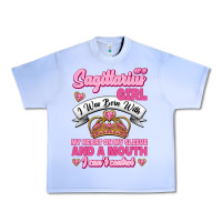 Grape Ice As A Sagittarius Girl I Was Born With My Heart On My Sleeve And  Mouth Urban Heavy Tee - Jasminsmagicworld