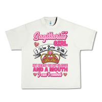 Pistachio As A Sagittarius Girl I Was Born With My Heart On My Sleeve And  Mouth Urban Heavy Tee - Jasminsmagicworld