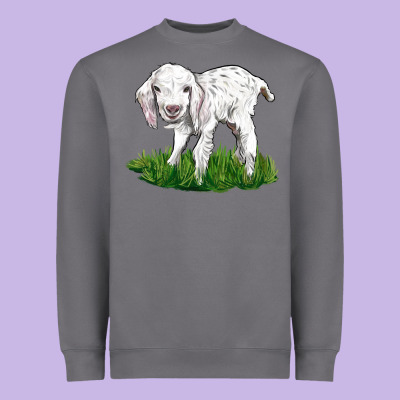 Baby Angora Goat Heavyweight Sweatshirt Designed By Lillyallendesigns