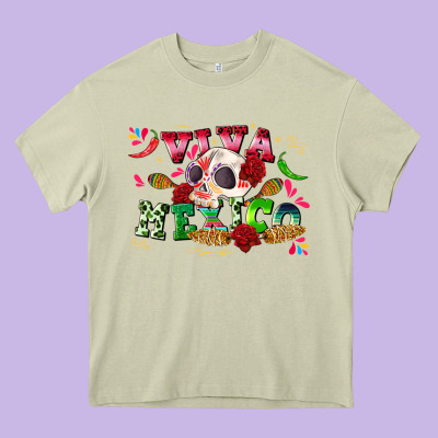 Viva Mexico Heavy Core Tee Designed By Cts Tumbler Store