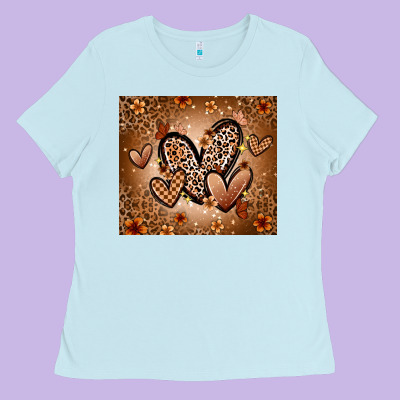 Melanin Hearts Ladies Tee Designed By Zillion Design Studio