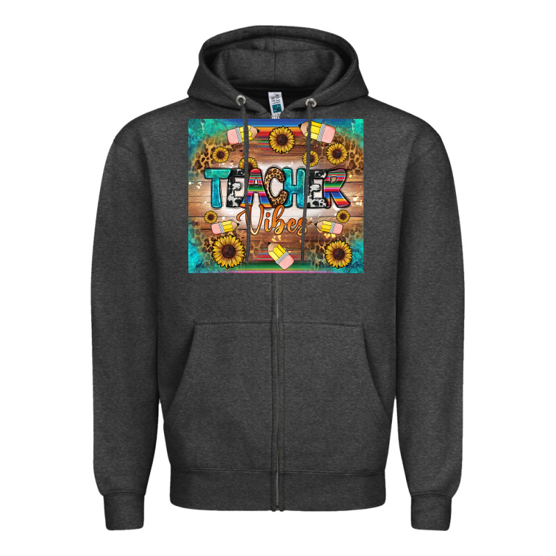 Teacher Vibes Tumbler Zipper Hoodie by BundleAndBundleShop | Teevron