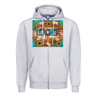 Heather Grey teacher vibes tumbler Zipper Hoodie - BundleAndBundleShop