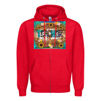 Red teacher vibes tumbler Zipper Hoodie - BundleAndBundleShop