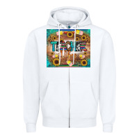 White teacher vibes tumbler Zipper Hoodie - BundleAndBundleShop