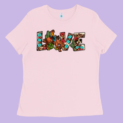 Love Rodeo Ladies Tee Designed By Jahusdesignshop