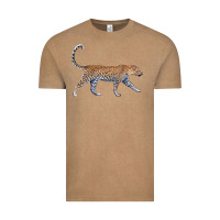 Vintage Coffee leopard Vintage Tee - LillyAllenDesigns
