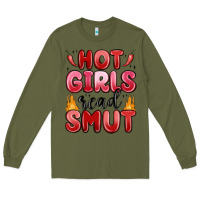 Army Green hot girls read smut Long Sleeve Tee - MaliasSmallBusiness