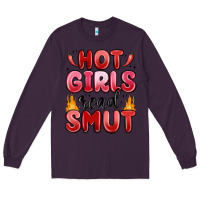 Plum hot girls read smut Long Sleeve Tee - MaliasSmallBusiness