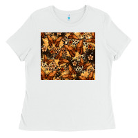 White melanin butterfly Ladies Tee - Zillion Design Studio