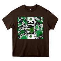 Chocolate Brown weed love tumbler3 Heavy Core Tee - CTS Tumbler Store