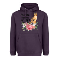 Plum Are you kitten me right meow Heavyweight Hoodie - Bettercallsaul