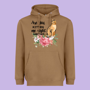 Are You Kitten Me Right Meow Heavyweight Hoodie Designed By Bettercallsaul