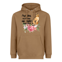 Toasted Coconut Are you kitten me right meow Heavyweight Hoodie - Bettercallsaul