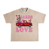 French Oak loads of love truck Urban Heavy Tee - BarkalooDesign