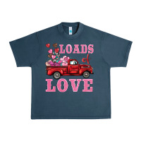 Midnight Navy loads of love truck Urban Heavy Tee - BarkalooDesign