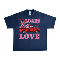 Navy loads of love truck Urban Heavy Tee - BarkalooDesign