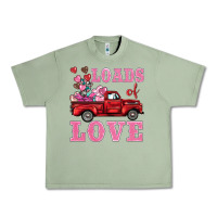 Oil Green loads of love truck Urban Heavy Tee - BarkalooDesign